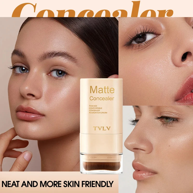 TVLV Double-Head Concealer & Foundation Cream | 5 Shades Concealer Foundation Cream QXL