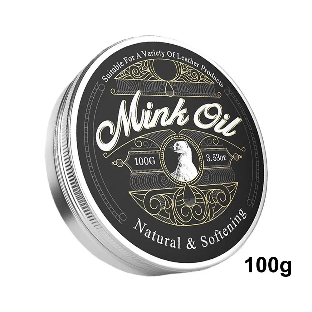 100g Mink Oil Leather Conditioner for Boots, Shoes & Clothing Leather Conditioner QXL 100g