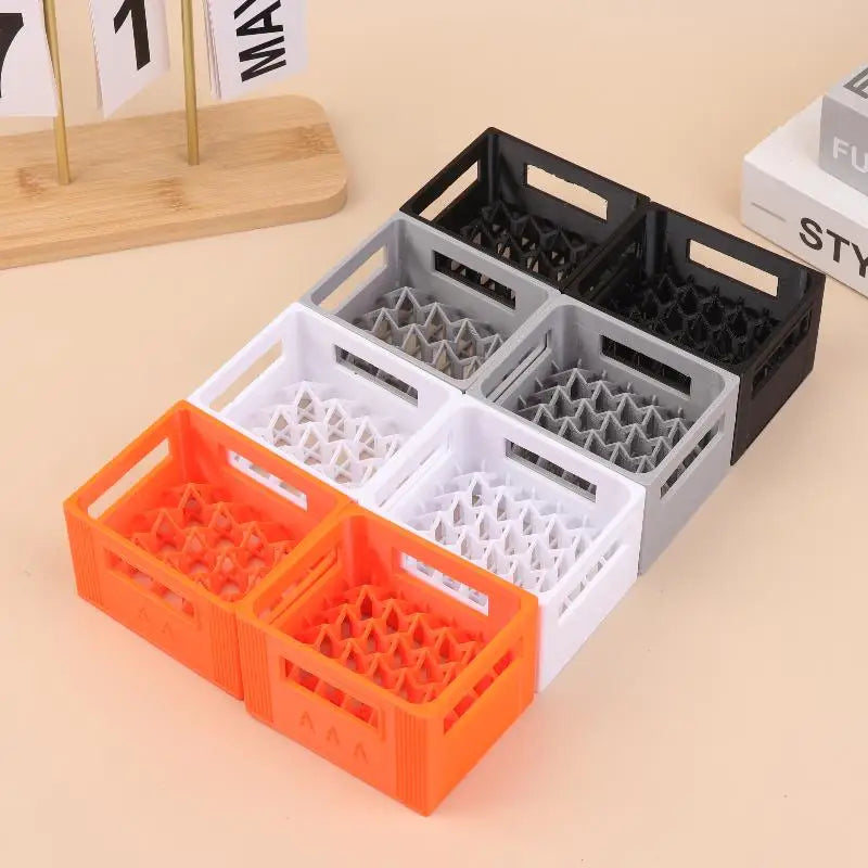 3D Beer Crate Battery Storage Box | AA AAA Stackable Organizer Battery Storage Box QXL