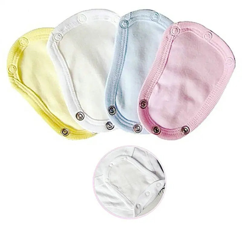 4-Pack Baby Bodysuit Snap Extenders | Soft Cotton Onesie Bodysuit Extender QXL