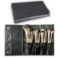 12-Pc Champagne Gold Makeup Brush Set | Soft Bristles Makeup Brush Set QXL 12 brush inserts