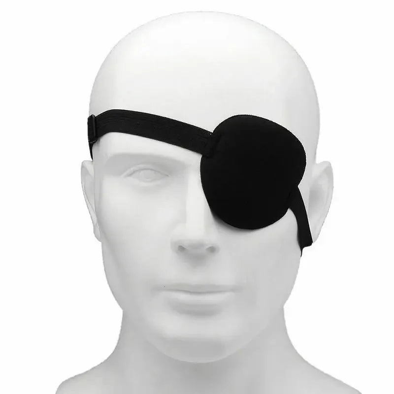 Pirate Eye Patch – Adjustable Black Concave Cosplay Eyepatch Costume Eye Patch QXL