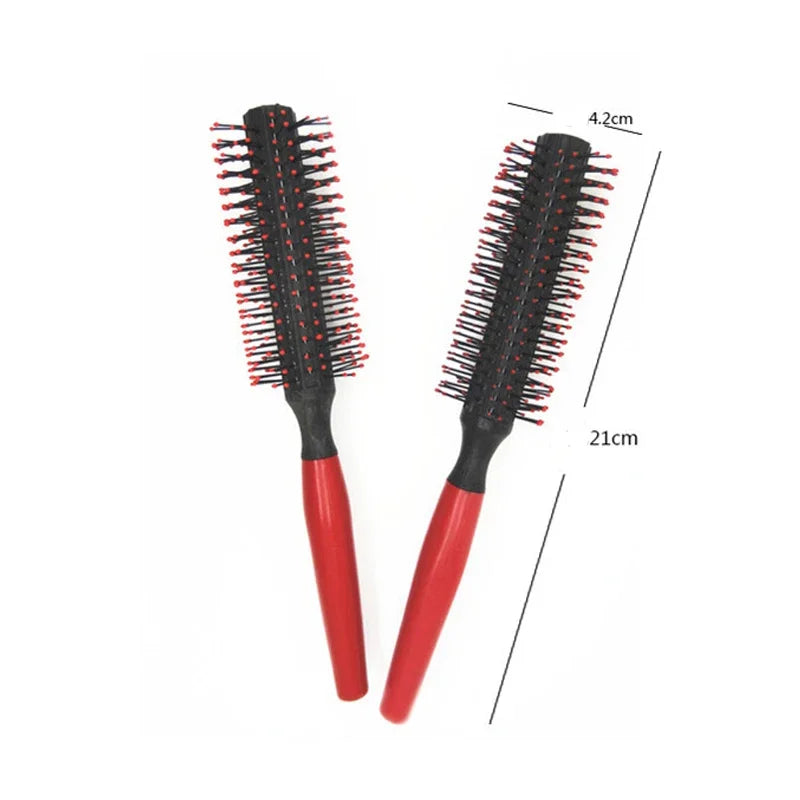 Spiral Round Brush Curl Comb | Quiff Roller & Scalp Massager Hair Styling Comb QXL