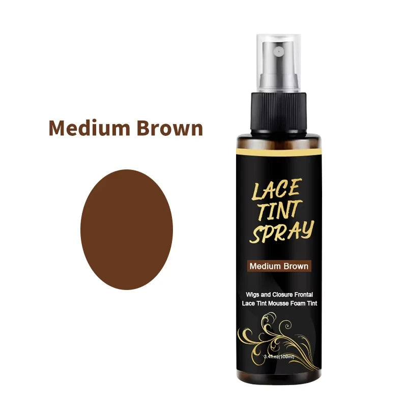 100ml Lace Tint Hold Spray for Wigs | Fast-Drying Adhesive Lace Wig Adhesive Spray QXL
