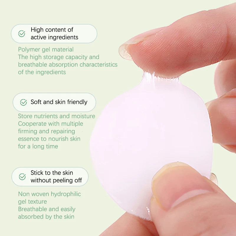 Collagen Gel Anti-Wrinkle Face Patches | Forehead & Smile Lines Anti-Wrinkle Face Patch QXL