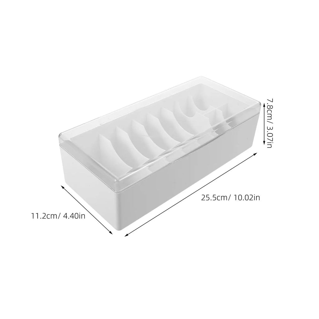 Acrylic Lash Extension Organizer | Flip Lid Storage Box Lash Supply Organizer QXL
