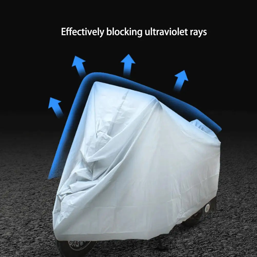 Waterproof Motorcycle Cover UV Rain Dust Protection S–XL Motorcycle Protective Cover QXL