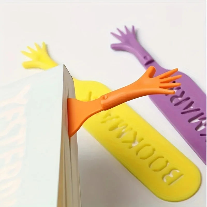 Creative Finger Bookmarks | Fun Reading Page Markers Novelty Bookmarks QXL