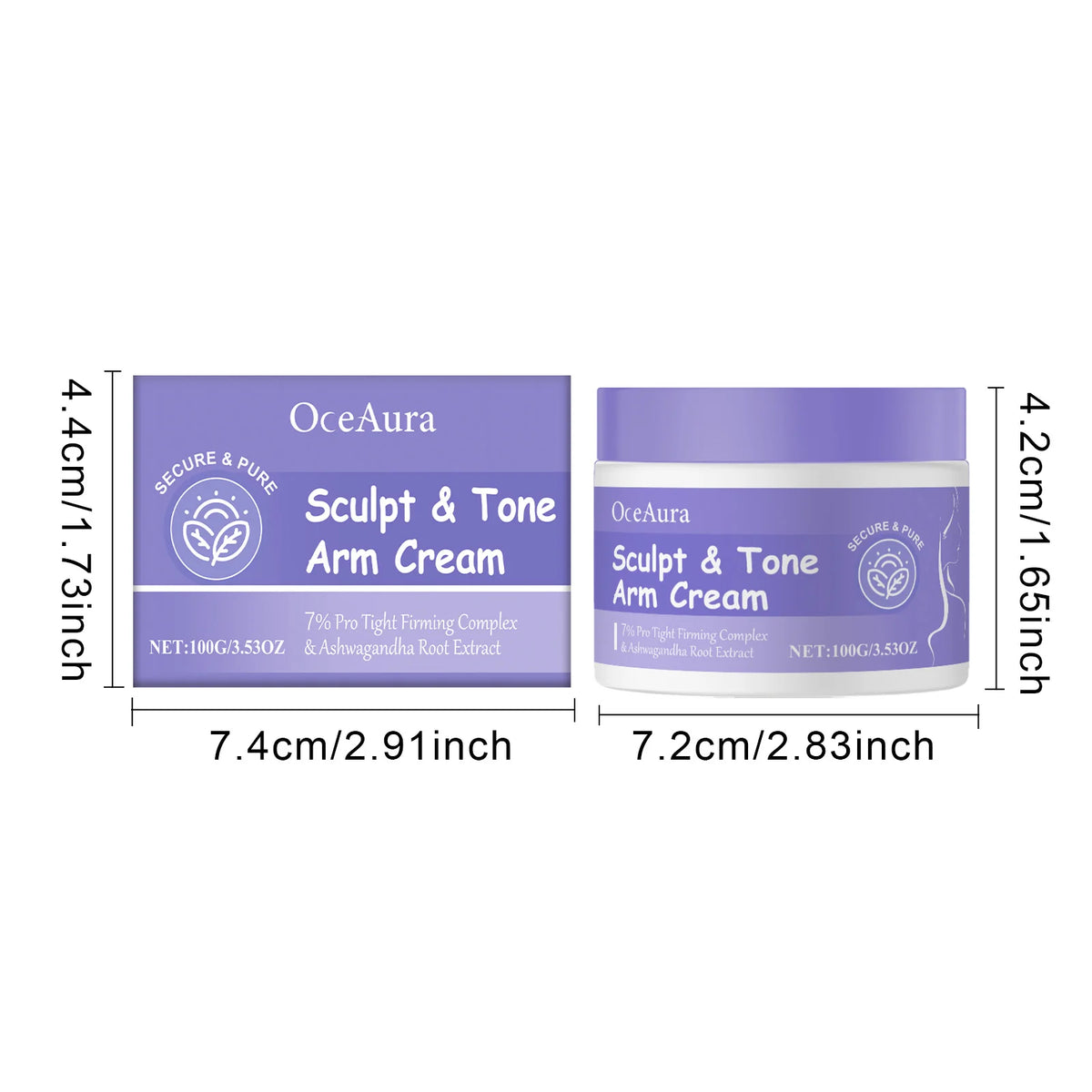 OceAura Arm Firming Cream | Collagen, Niacinamide Body Lotion Arm Firming Cream QXL 1PCS