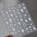 Christmas 5D Nail Stickers – Snowman & Snowflake Decals Nail Art Stickers QXL M1452