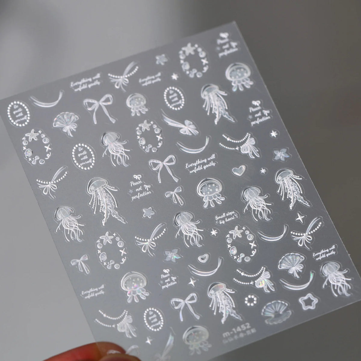 Christmas 5D Nail Stickers – Snowman & Snowflake Decals Nail Art Stickers QXL M1452