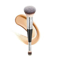 Dual-Ended Foundation & Concealer Brush | Synthetic Bristles Dual-Ended Makeup Brush QXL 1