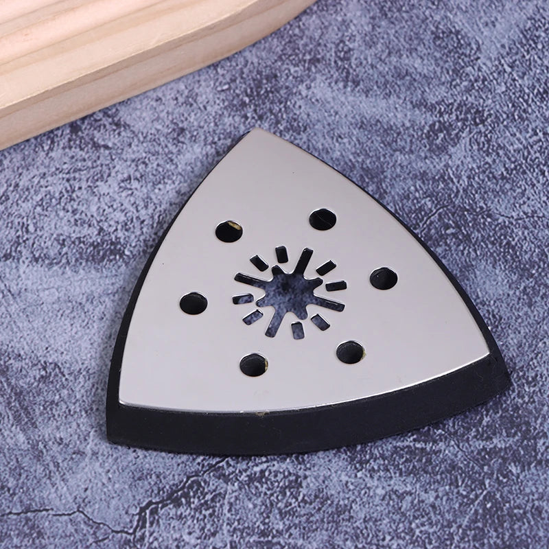 90mm Triangular Sanding Pad 6-Hole Quick-Release Velcro Triangular Sanding Pad QXL