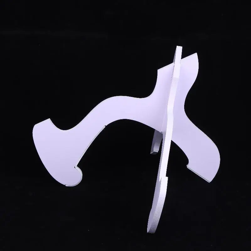 Foldable Guitar & Ukulele Stand | Vertical Acrylic Display Rack Instrument Stand QXL