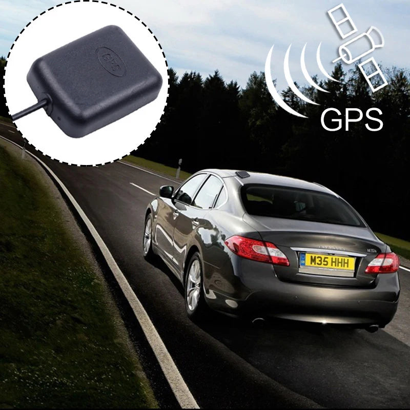SMA Car GPS Active Antenna 3M Cable | High Sensitivity GPS Car Antenna QXL