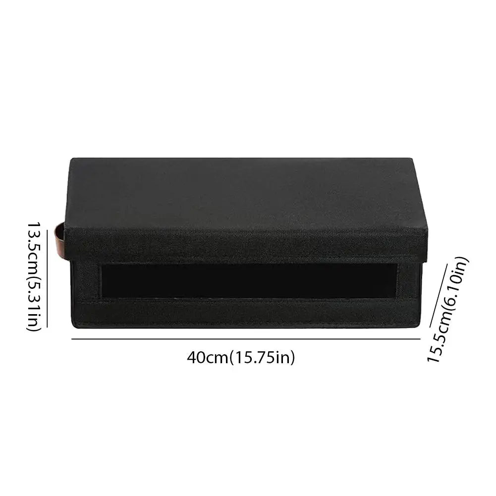 CD DVD Storage Box Dustproof Lid | 600D Oxford Cloth Organizer Storage Box Organizer QXL