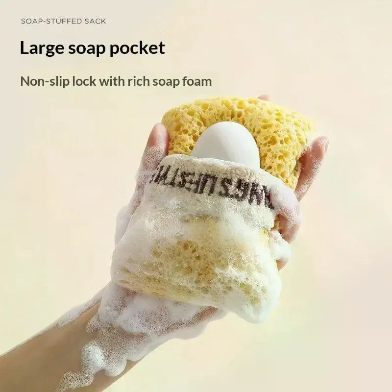 Ultra Soft Bath Sponge | Fast Foaming Body Scrubber Bath Sponge Scrubber QXL