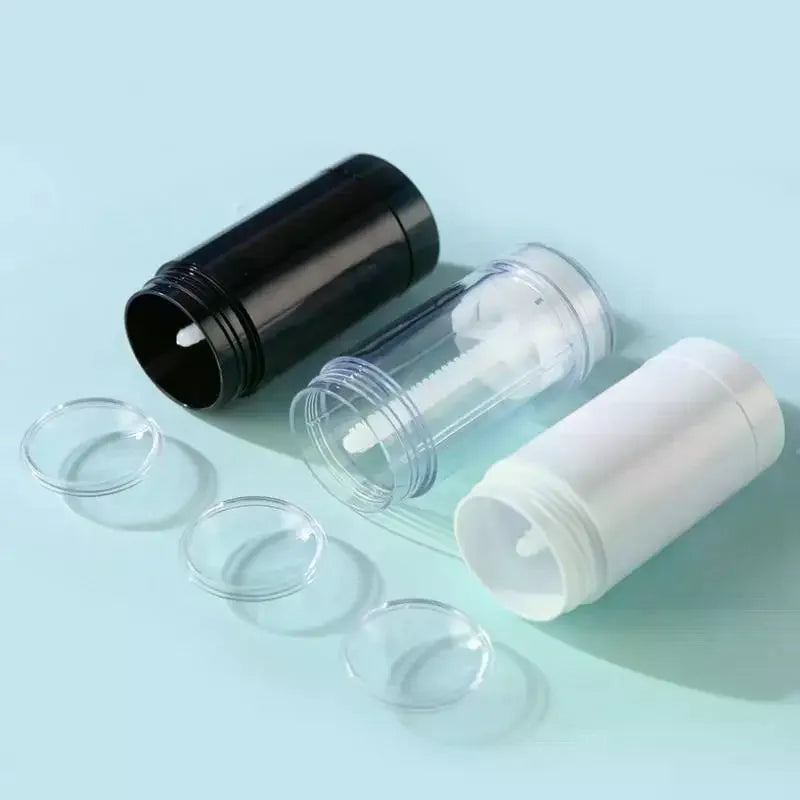 Refillable Twist-Up Balm Tube 40/75g | DIY Deodorant Stick Refillable Balm Tube QXL
