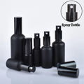 Frosted Black Glass Spray & Pump Bottle | 5ml–100ml Refillable Refillable Glass Bottle QXL 20ml Spray