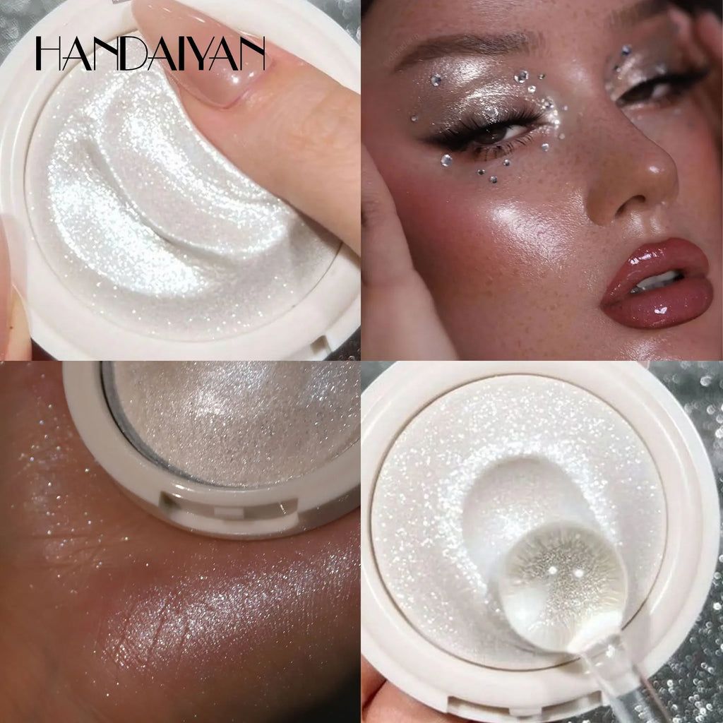 HANDAIYAN Shimmer Cream Highlighter | Radiant Glow Bronzer Cream Highlighter QXL
