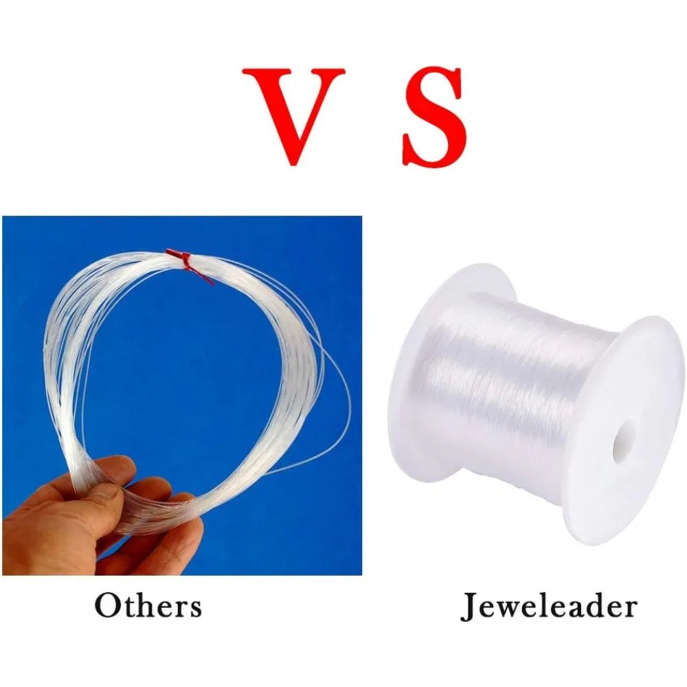 Clear Nylon Thread 0.25mm – 110 Yards Invisible Monofilament Cord Jewelry Beading Cord QXL