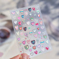 5D Sunflower Nail Stickers – Floral Self-Adhesive Nail Decals Nail Art Stickers QXL to5548