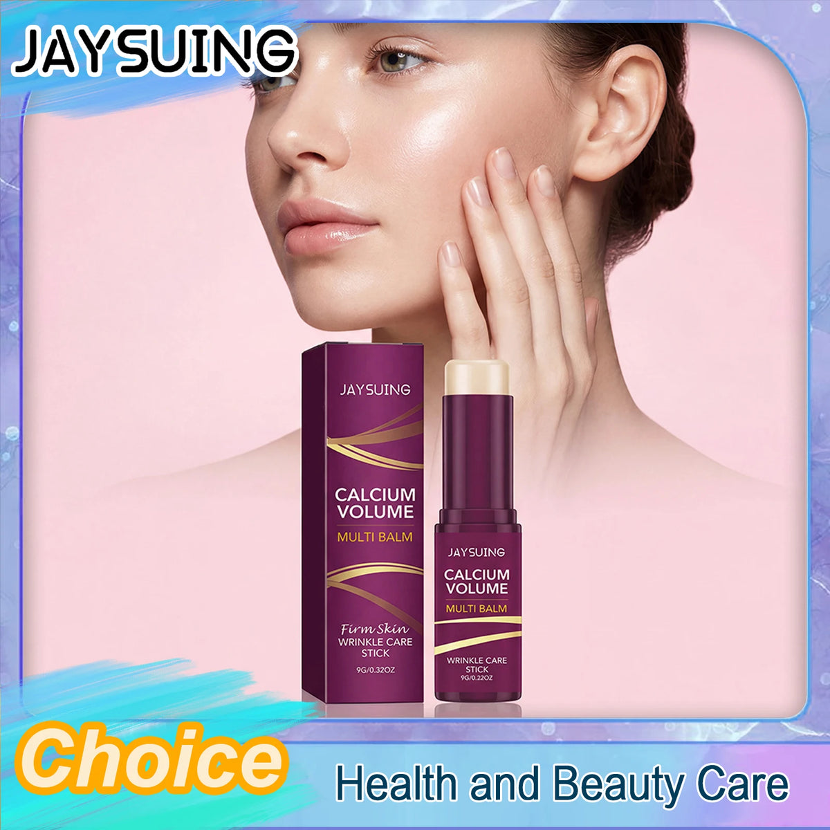 Jaysuing Hydrating Facial Cream Stick | Smooth Skin Balm 9g Facial Cream Stick QXL