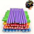 10-Pack Heatless Foam Hair Rollers | Bendy Twist Curling Rods Heatless Hair Rollers QXL random color