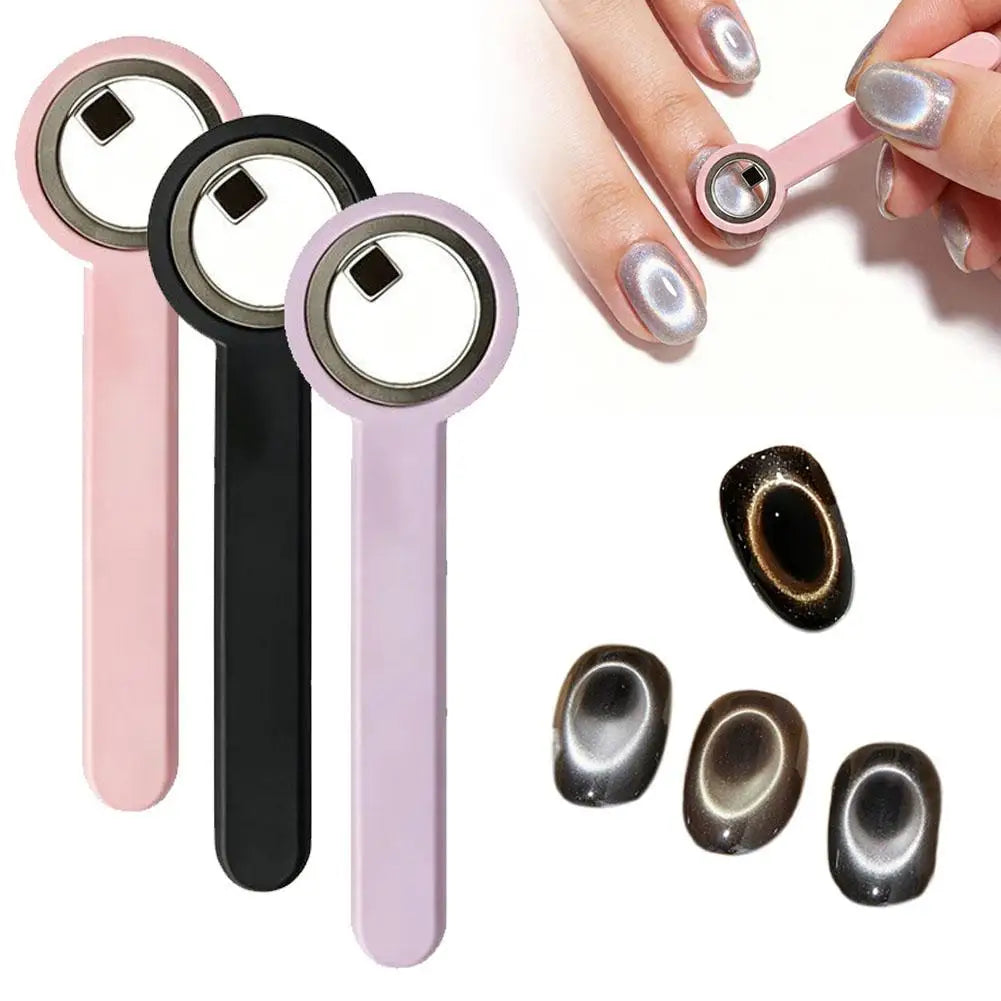Ring Cat-Eye Nail Magnet Tool | DIY Circular Nail Art Nail Art Magnet QXL