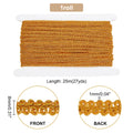 Golden Gimp Braid Trim 15mm – 13 Yards Woven Lace Ribbon Decorative Braid Trim QXL AECH04-00139 S