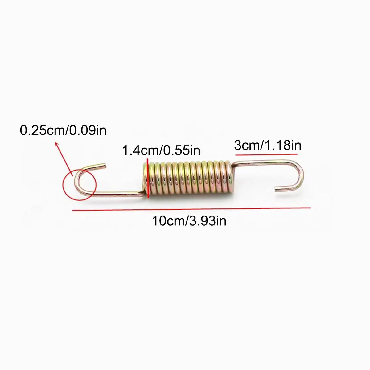Motorcycle Kickstand Replacement Spring | Steel Wire Side Stand Kickstand Spring QXL