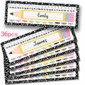 36-Pack Classroom Desk Name Tags for Students | 3×9 Inch Classroom Name Tags QXL 36pcs