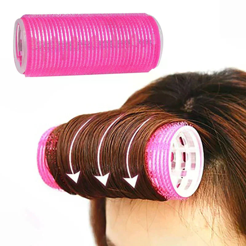 Self-Grip Magic Hair Rollers | No-Heat DIY Curling Tool Hair Roller Curler QXL