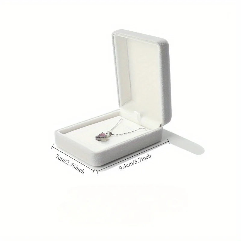 Arched Velvet Jewelry Box | Ring, Earring & Pendant Gift Box Velvet Jewelry Box QXL