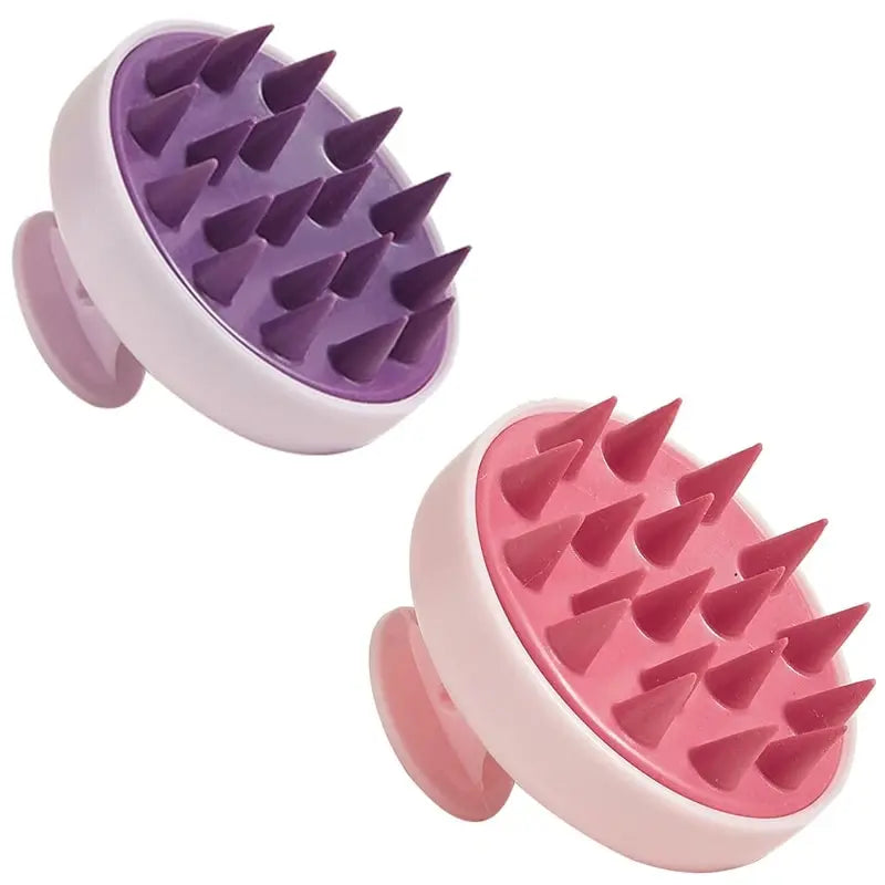 Silicone Scalp Massage Shampoo Brush | Hair & Body Shower Comb Scalp Massage Brush QXL