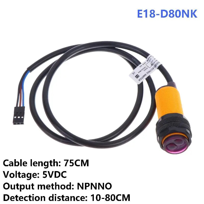 E18-D80NK Infrared Obstacle Avoidance Sensor Module 5V Infrared Sensor Module QXL Default Title
