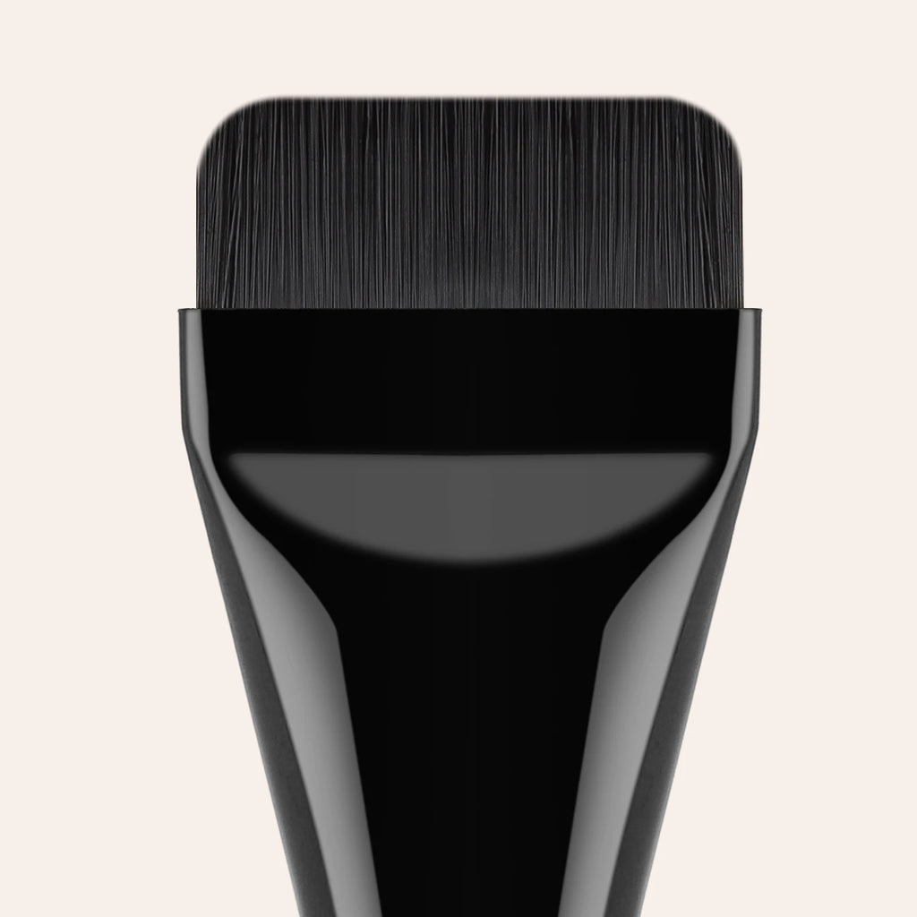 Flat Foundation Brush & Triangle Powder Puff Set | 2 Pc Makeup Brush Set QXL