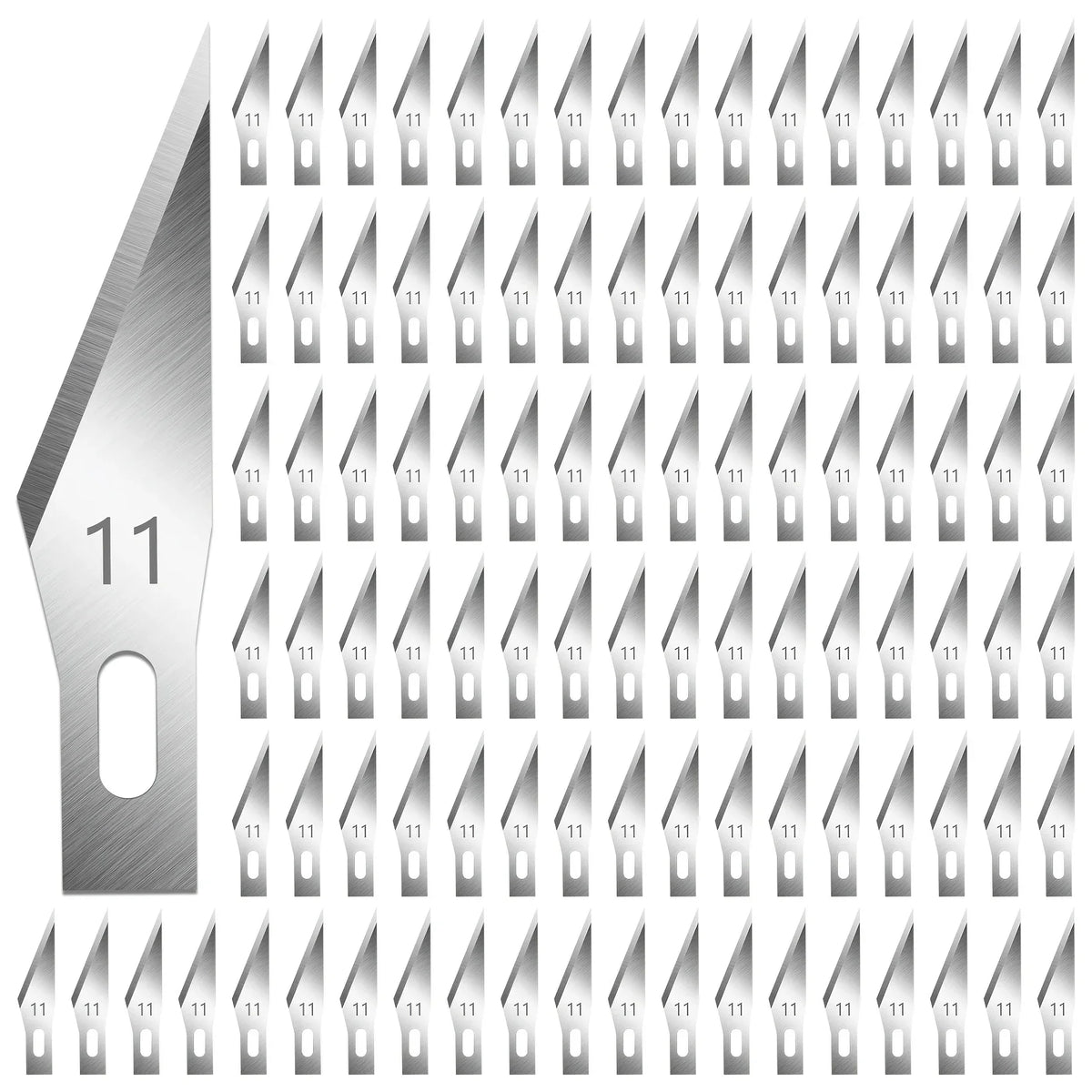 #11 High Carbon Steel Craft Knife Blades | 100/200/300-Pack Craft Knife Blades QXL M264 100PCS