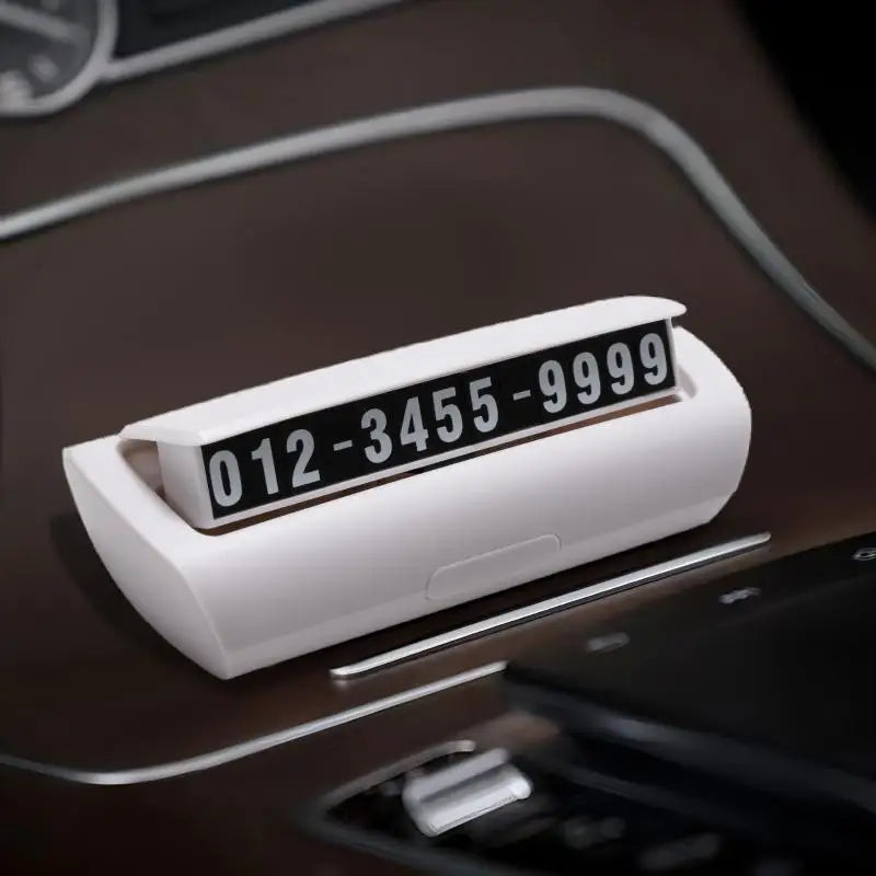 Luminous Temporary Parking Number Plate | Phone Display Parking Number Plate QXL A2