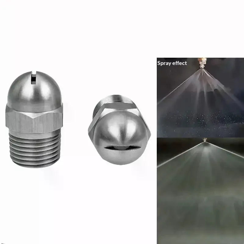 BHC Flat Fan Air Knife Spray Nozzle | Stainless Steel Industrial Industrial Spray Nozzle QXL