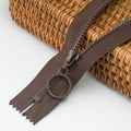 10-Pack No.3 Resin Closed-End Zippers 25cm | Sewing & Crafts Resin Sewing Zippers QXL Coffee