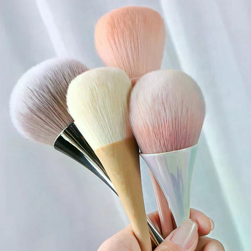 Large Fluffy Nail Dust Brush | Salon Manicure Cleaning Brush Nail Dust Brush QXL