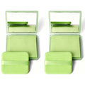 100-Sheet Oil Blotting Papers with Mirror & Case | Cosmomiro Oil Blotting Papers QXL Green 2 box