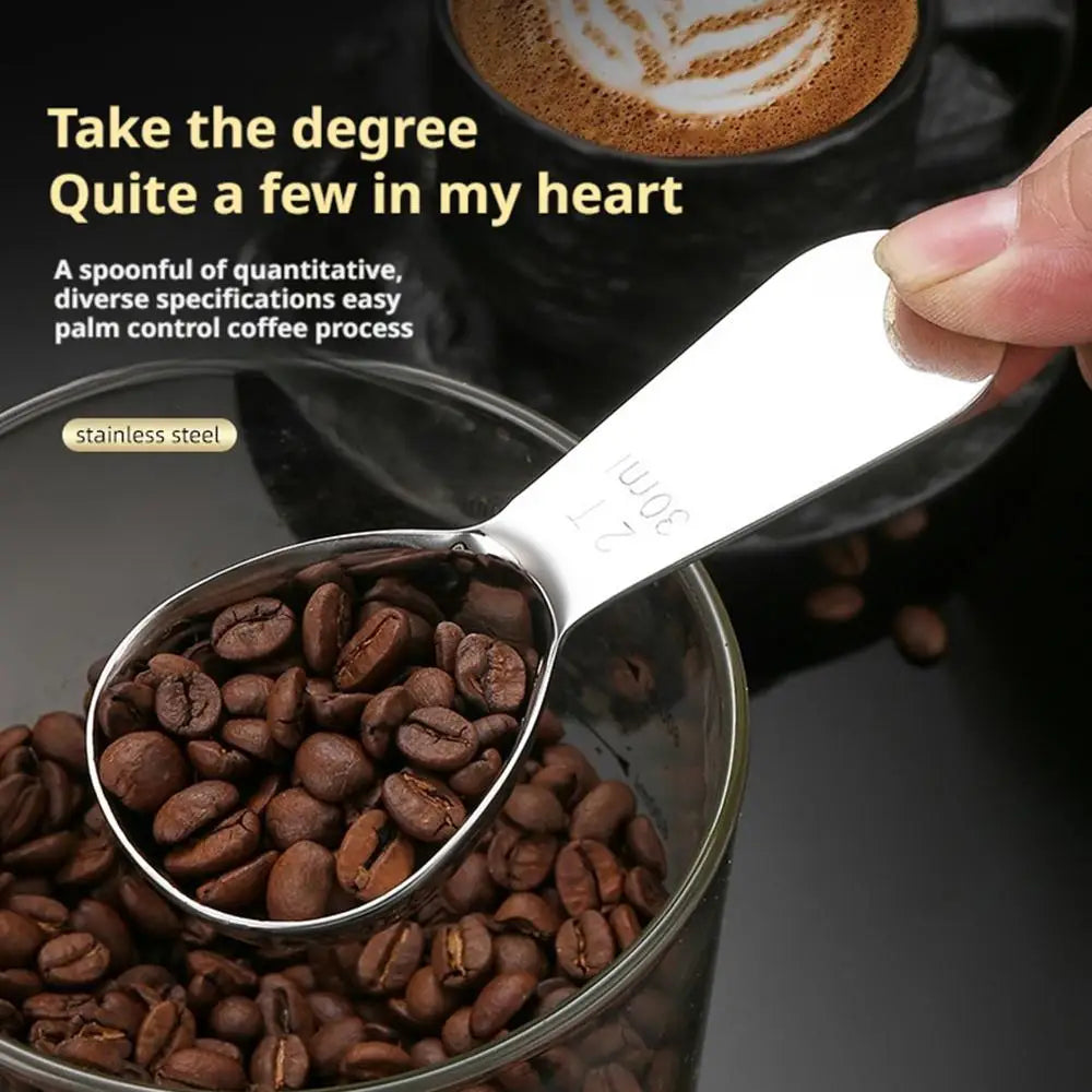 Stainless Steel Coffee Measuring Scoop – 30ml / 2 Tbsp Coffee Measuring Scoop QXL