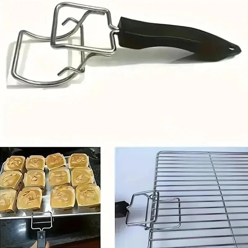 Oven Tray Lifter Clip | Heat-Resistant Rack Handle Tool Oven Tray Lifter QXL