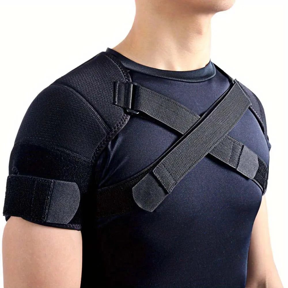 YUKUI Adjustable Cross Shoulder Back Support Posture Brace Back Support Brace QXL