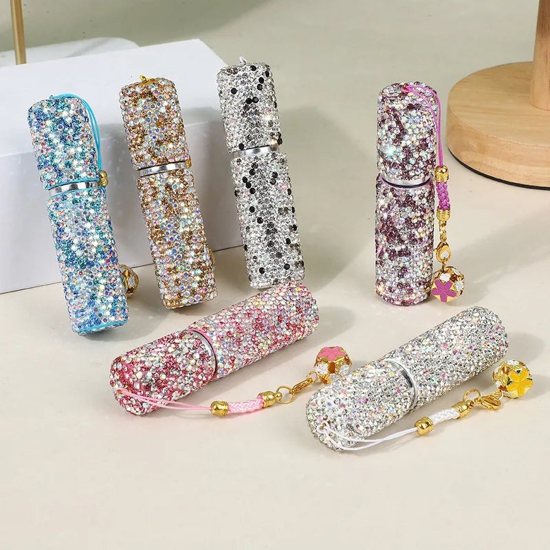 5ml Diamond Glass Perfume Spray Bottle | Travel Atomizer Perfume Atomizer QXL