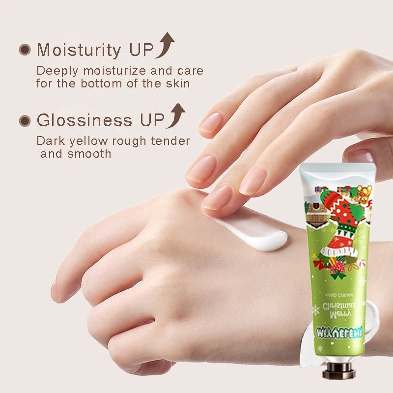 10-Piece Christmas Hand Cream Gift Box | All Skin Types Hand Cream Set QXL