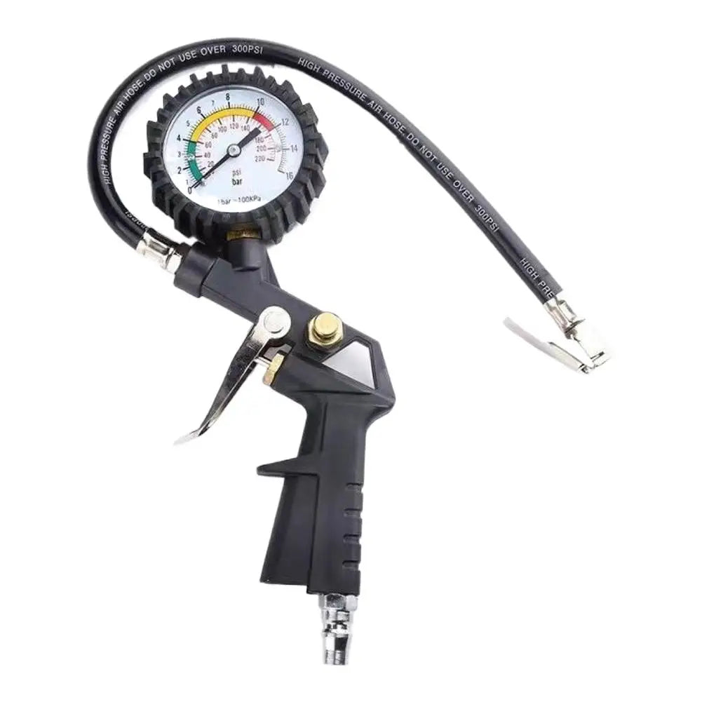 Digital Tire Pressure Gauge 0–200 PSI | LCD 3-in-1 Inflator Tire Pressure Gauge QXL A