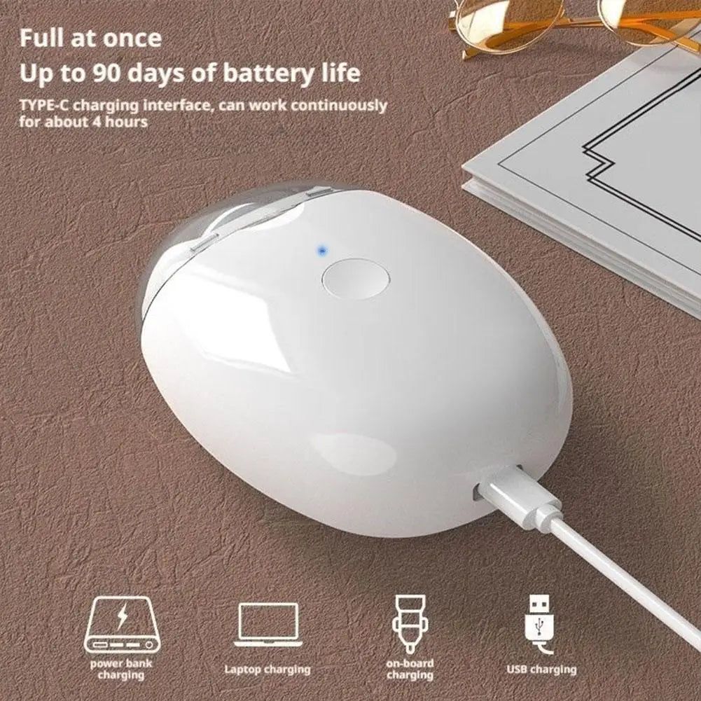 2-in-1 Electric Nail Clipper & Grinder with LED | Baby & Adult Electric Nail Trimmer QXL